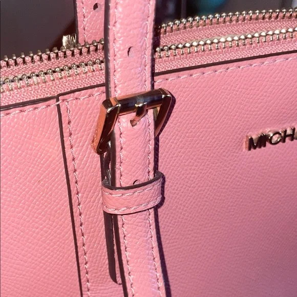 Michael Kors Coral Pink Tote Bag - Picture 11 of 15
